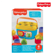 Fisher Price FFC84 Baby’s First Blocks Shape-Sorting Toy, Ages 6m+