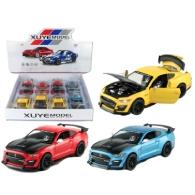 Toybliss XU YE 1:24 Die-Cast Mustang Pull Back Car (K240B1), Ages 3 Plus