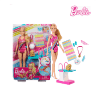 Barbie GHK23 Swim 'n Dive Doll & Accessories (Damaged Box)