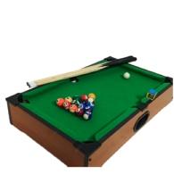 Mini TableTop Pool Game Billiard Table Set Children's Play Sports Toy With Balls, Cue, Chalk, Billiard Table (im_pool_table) Green - 129762614