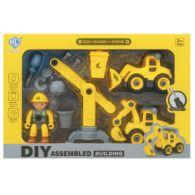Diy Assembled Building Vehicle Set