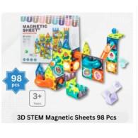 3D STEM Magnetic Sheets 98 Pcs