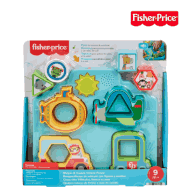 Fisher Price HRP31 Vehicle Puzzle Sorting Toy with Shapes & Sounds, Ages 9m+