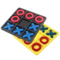OOTDTY Tic Tac Toe Cognitive Learning Educational OX Chess Board Game Any Color.