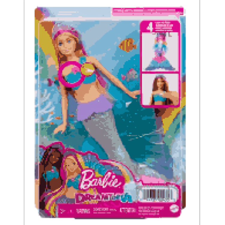 Barbie HDJ36 Dreamtopia Twinkle Lights Mermaid Doll, Ages 3+